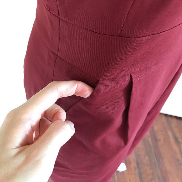 J.Crew wool draped tulip sheath dress - Picture 4 of 7